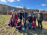 Clyde Climate Forest tree planting at Whinhill Primary